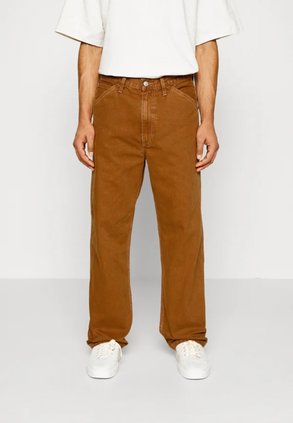 en ligne Levi’s® Workwear Stay Loose Carpenter – Jean Droit – Dark Ginger 1