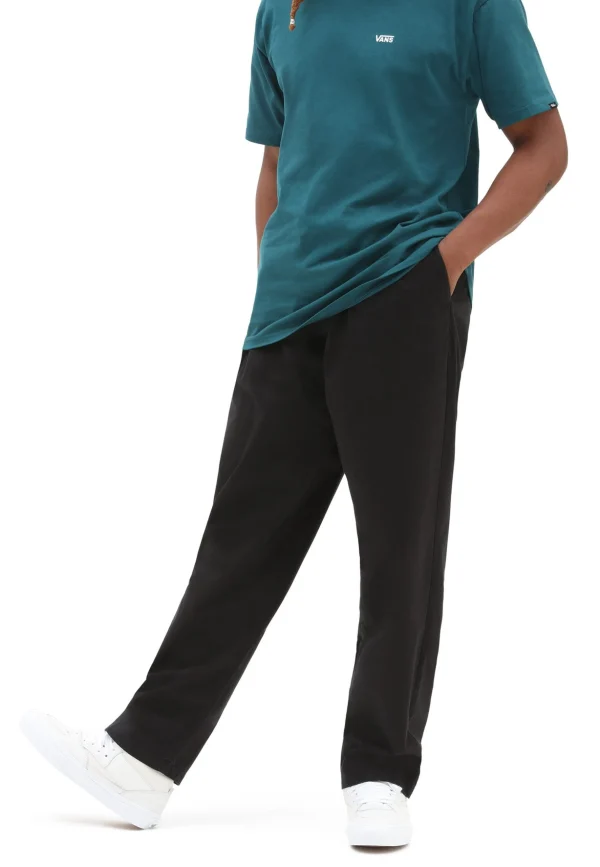 Vans Range Baggy Tapered Elastic Waist Pant – Pantalon Classique – Black destockage 1
