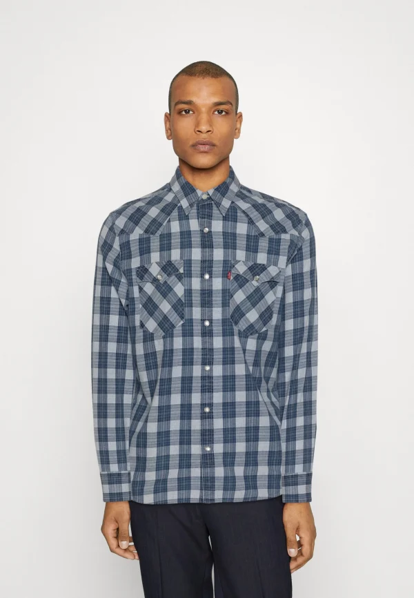 Retour Gratuit Levi’s Barstow Western Standard – Chemise – Indigo 1