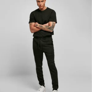 URBAN CLASSICS Side Tech – Pantalon De Survêtement – Black qualité supérieure 13