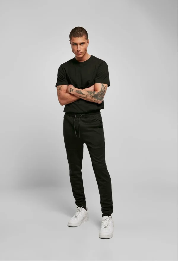 URBAN CLASSICS Side Tech – Pantalon De Survêtement – Black qualité supérieure 3