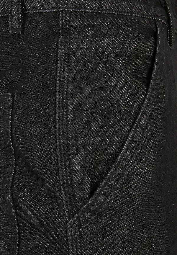 france URBAN CLASSICS Double – Jean Droit – Realblack Washed 8