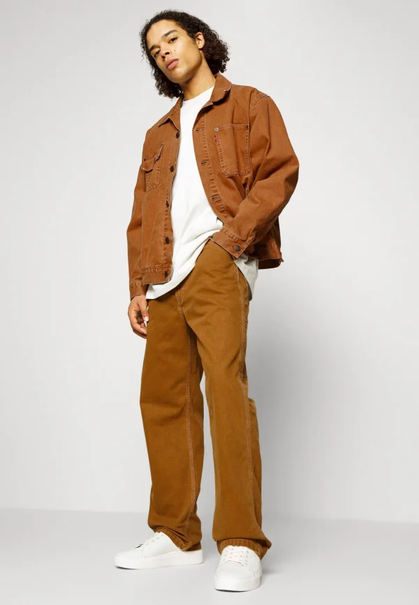 en ligne Levi’s® Workwear Stay Loose Carpenter – Jean Droit – Dark Ginger 5