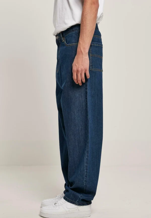 grand choix URBAN CLASSICS Jean Boyfriend – Mid Indigo Washed 5
