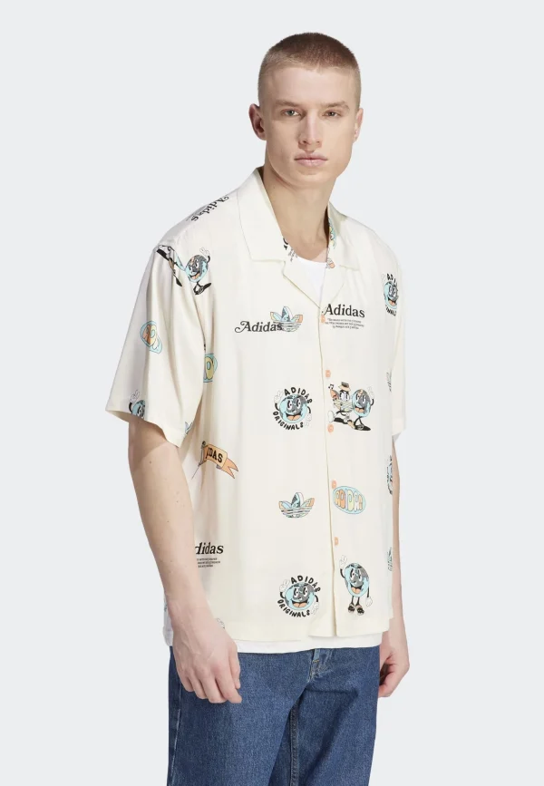 à prix d'occasion Adidas Originals Resort – Chemise – White 1