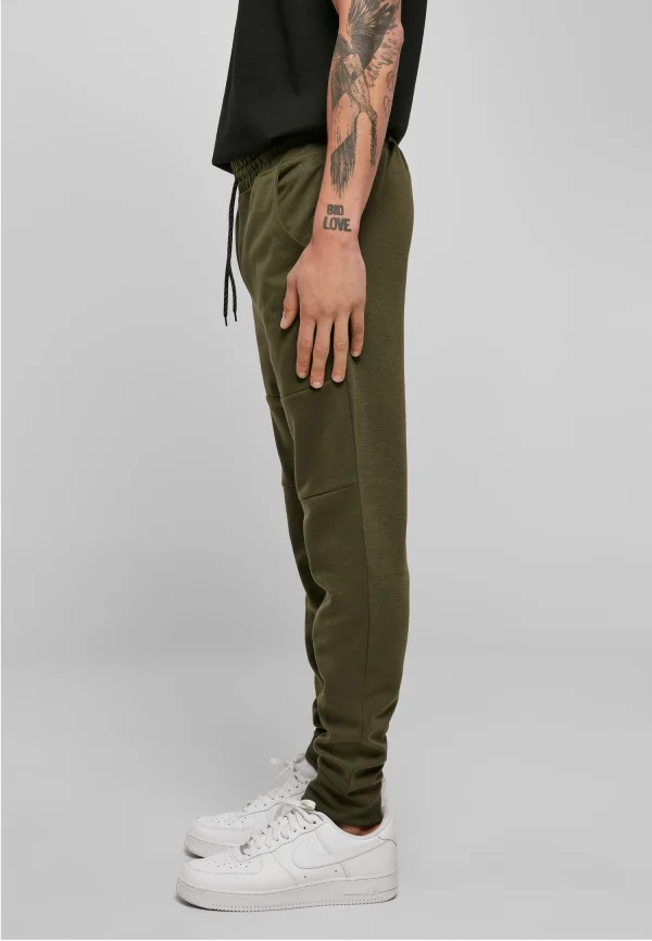 vente pas cher en ligne URBAN CLASSICS Side Tech – Pantalon De Survêtement – Olive 5