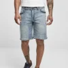 URBAN CLASSICS Relaxed Fit Jeans Shorts – Short En Jean – Light Destroyed Washed Top ventes 17